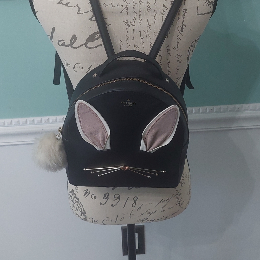 Kate spade hop to it rabbit Sammi backpack with matching wallet/passport. - Picture 3 of 9